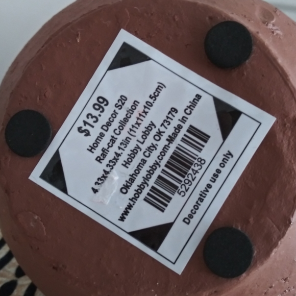 SMALL Rafi Cat Collection Clay Pottery - Picture 8 of 8